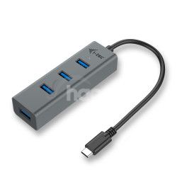 i-tec USB-C Metal 4-portov HUB, 4x USB 3.0 C31HUBMETAL403