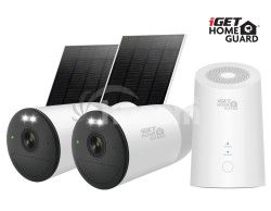 iGET HGWNK108402S - kamerov� bateriov� 2K Wi-Fi set, 10CH NVR + 2x kamera so sol�r. panelom, 9000mAh 75020573