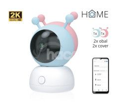 iGET HOME Camera CS2 Baby - WiFi 2K IP kamera a opatrovateka, non videnie, audio, 2x obal, teplota 75020825