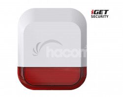 iGET SECURITY EP11 - vonkajia sirna napjan batriou alebo adaptrom, pre alarm M5 EP11