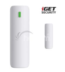 iGET SECURITY EP4 - bezdrtov magnetick senzor pre dvere/okn pre alarm M5, vdr batt. a 5 rokov EP4