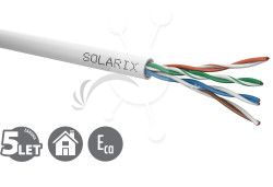 Intalan kbel Solarix CAT5E UTP PVC Eca 100m/box SXKD-5E-UTP-PVC