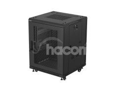 IN�TALA�N� ROZVADE� 19" 15U 600X600 �IERNE PERFOROVAN� DVERE LANBERG (PLOCH� BALENIE) FF01-6615-23B