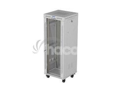 IN�TALA�N� STOJAN 19" 32U 600X600 �ED� SKLENEN� DVERE LCD LANBERG (FLAT PACK) V2 FF01-6632-12SL