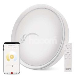 Inteligentn LED svietidlo GoSmart, zapusten, kruhov, 30W, CCT, stmievaten, WiFi