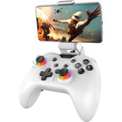 iPega 9111B Bluetooth RGB Gamepad pre Android/iOS/PS3/PS4/PC/N-Switch White 6974363711771