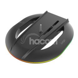 iPega P5S035SAH Vertiklny Stojan (2xUSB-A) s RGB pre PS5 Slim/PS5 Pre Black 6974363711313