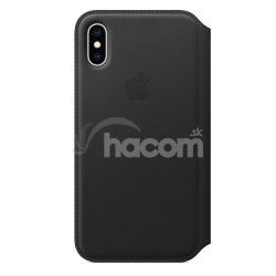 iPhone XS Leather Folio - Black MRWW2ZM/A