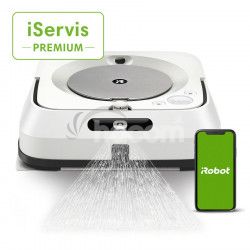 iRobot BRAAVA JET / robotick mop, Imprint, Recharge Resume, 2 reimy istenia, WiFi, Li-Ion: 40/100m2 Braava jet m6 (6138)