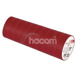 Izolan pska PVC 19mm / 20m erven 10ks F61923