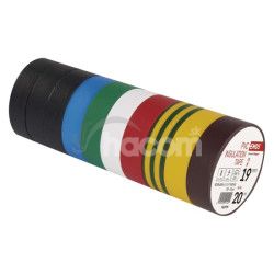 Izolan pska PVC 19mm / 20m farebn mix 10ks F61999