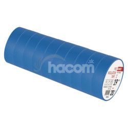 Izolan pska PVC 19mm / 20m modr 10ks F61924