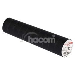Izolan pska PVC 25mm / 10m ierna 10ks F62512