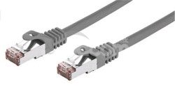 Kbel C-TECH patchcord Cat6, FTP, siv, 15m CB-PP6F-15