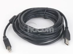 K�bel USB AB 1,8m 2.0 HQ s ferritov�m jadrom CCF-USB2-AMBM-6