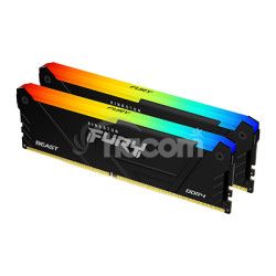 32GB DDR4-3200MHz CL16 FURY Beast RGB, 2x16GB KF432C16BB2AK2/32