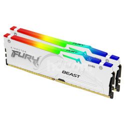 Kingston FURY Beast EXPO/DDR5/32GB/6000MHz/CL36/2x16GB/RGB/White KF560C36BWE2AK2-32