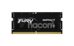 Kingston FURY Impact/SO-DIMM DDR5/16GB/4800MHz/CL38/1x16GB/Black KF548S38IB-16