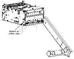KIOSK - KIT ROLL HOLDER TTP 2000 P1014125