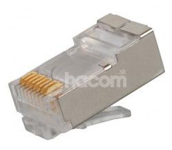 Konektor RJ45 CAT6 STP 8p8c na dr�t, 100ks KRJS45/6SLD