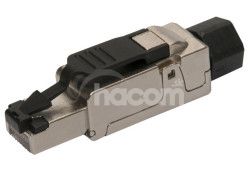 Konektor RJ45 CAT6A STP 90 samorez.priem. SXRJ45-6A-STP-BK-SA-U