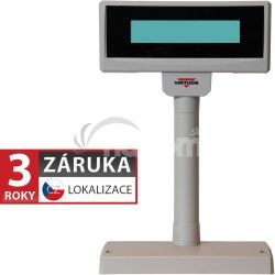 LCD z�kazn�cky displej Virtuos FL-2024MW 2x20, serial (RS-232), 12V, b�ov� EJA0002