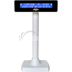 LCD z�kazn�cky displej Virtuos FL-2025MB 2x20, USB biely EJG0005