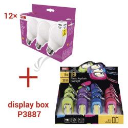 LED CLS A60/ 9,5W(75W)/ 1055lm/ E27 /NW 3KS v krabike + display box P3887 SET ZQ5E53A