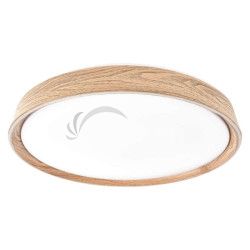 LED n�stenn� svietidlo ILVI, kruhov� 45 W, stmievanie + CCT, drevo ZM5161