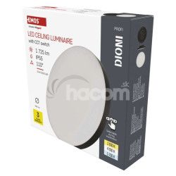 LED prisaden svietidlo DIONI kruhov, iern,15W, CCT ZM7153