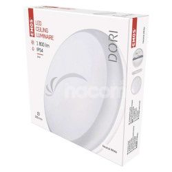 LED prisaden svietidlo DORI, kruh. biele 18W neutr.b., IP54 ZM4311