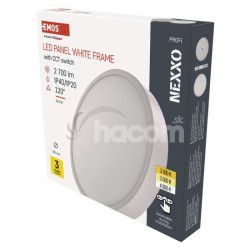 LED prisaden svietidlo, kruhov, biele, 28,5W, CCT