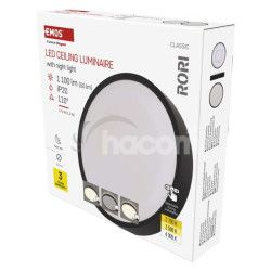 LED prisaden svietidlo RORI kruhov, iern,17W, CCT