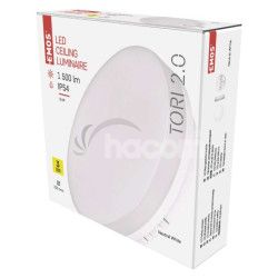 LED prisaden svietidlo TORI, kruhov biele 15W neutrlna b.,IP54 ZM4321