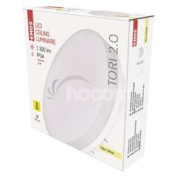 LED prisaden svietidlo TORI, kruhov biele 15W tepl b., IP54 ZM4121