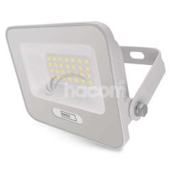 LED reflektor GLARO 20W, biely, IP65, 2000 lm, neutrlna biela ZS2224W