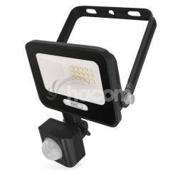LED reflektor GLARO s pohybovm idlom, 10 W, ierny, IP54, 1000 lm, neutrlna biela ZS2314B