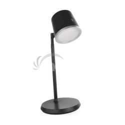 LED stoln lampa ABBIE, dobjacia, ierna