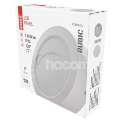 LED svietidlo 2v1 RUBIC, kruhov�, biele, 18W, neutr�lna biela ZM5442