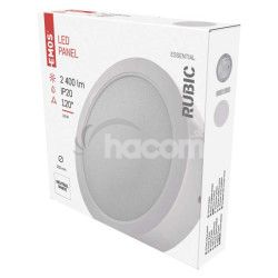 LED svietidlo 2v1 RUBIC, kruhov�, biele, 24W, neutr�lna biela ZM5452