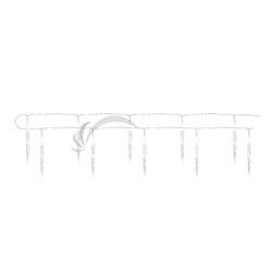 LED vianon girlanda  10x cenc, 1,35 m, 2x AA, vntorn, studen biela, asova DCGC01