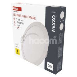 LED vstavan svietidlo NEXXO, kruhov, biely, 25W, neutrlna biela ZD1155