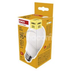 LED iarovka Basic A60 / E27 / 12,4 W (75 W) / 1055 lm / Tepl biela ZL5F52