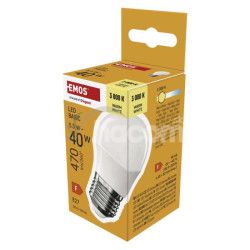 LED iarovka Basic Mini Globe / E27 / 5,5 W (40 W) / 470 lm / Tepl biela ZL6F22