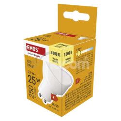 LED iarovka Basic MR16 / GU10 / 2,9 W (25 W) / 250 lm / Tepl biela ZL8F02