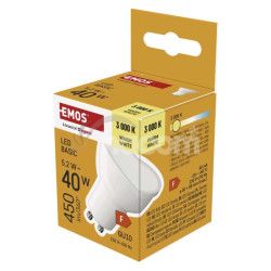 LED iarovka Basic MR16 / GU10 / 5,2 W (40 W) / 450 lm / Tepl biela ZL8F22