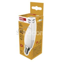 LED iarovka Basic svieka / E14 / 5,5 W (40 W) / 470 lm / Tepl biela ZL3F23