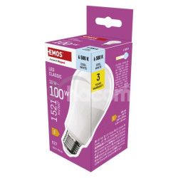LED iarovka Classic A60 / E27 / 13 W (100 W) / 1521 lm / Studen biela ZQ5E64