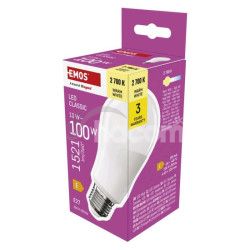 LED iarovka Classic A60 / E27 / 13 W (100 W) / 1521 lm / Tepl biela ZQ5E61