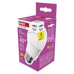 LED iarovka Classic A60 / E27 / 4 W (40 W) / 470 lm / Neutrlna biela ZQ5E23